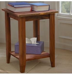 Heartland Walnut Open Nightstand with Shelf