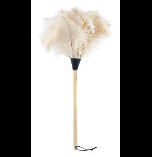 Duster Ostrich Feather White