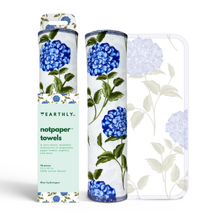 Reusable Paper Towel 10/PK Blue Hydrangea