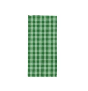 Print Towel Green Check