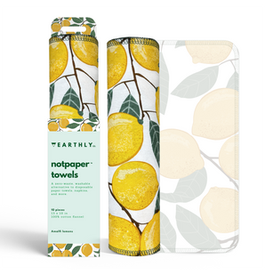 Reusable Paper Towel 10/PK Amalfi Lemons
